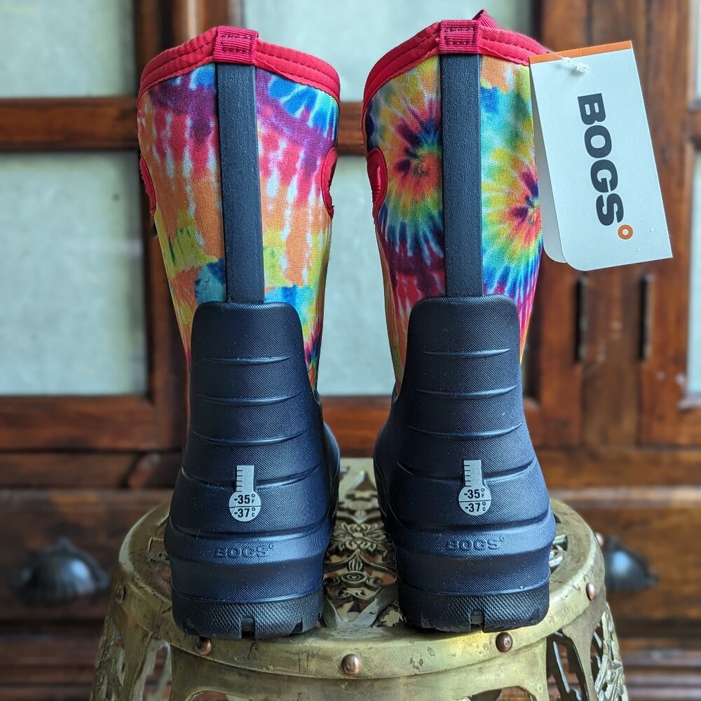 NIB Bogs Kids Neo-Classic Tie-Dye Boots, US Size 3 - Picture 5 of 9